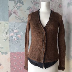 Button down sweater. Made in the US.